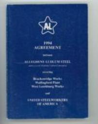 1994 Agreement between Allegheny Ludlum Steel and United Steelworkers of America