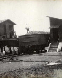 Inspection platform at Pennsylvania No. 6 Colliery