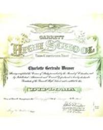 Garrett High School Diploma