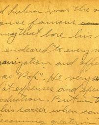 Portus Acheson's hand-written notes, titled "Nostalgic," page 7