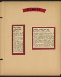 Williamsport Music Club Scrapbook: 1942-1943