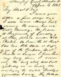 1863-04-04 Letter from P. Benner Wilson to his brother, Frank S. Wilson