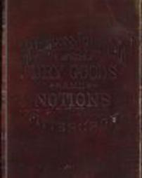 McCandles, Jamison & Co., Wholesale Dry Goods , Notions, ...(1885) with memorandum pages at back