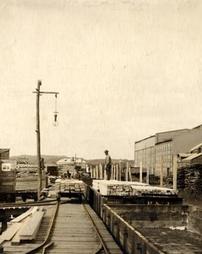 Shipping Dock at the Central Pennsylvania Lumber Company's Mill