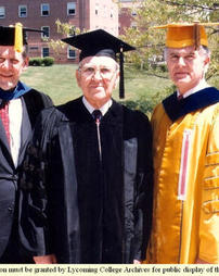 College Administrators at Commencement 1986