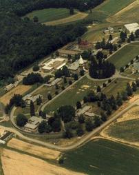 Aerial view of the State Correctional Institution for Women at Muncy, PA