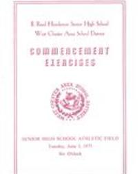 Commencement Program 1975