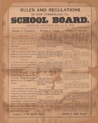Rules and Regulations of the School Board