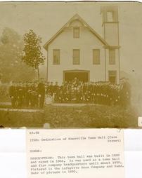 Dedication of Knoxville Town Hall in 1892