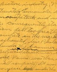 Portus Acheson's hand-written notes, titled "Nostalgic," page 8