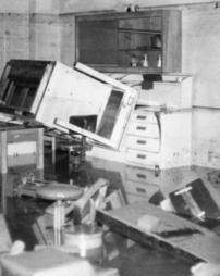 Geological Survey – Chemistry lab destroyed by Hurricane Agnes flood