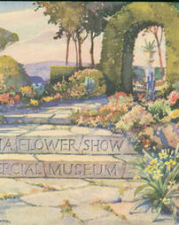 1933 Philadelphia Flower Show. Advertising Blotter
