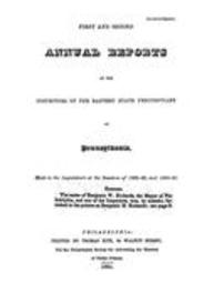 Annual report of the inspectors of the Eastern State Penitentiary of Pennsylvania (1829-1830)