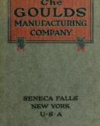 Goulds Manufacturing Co. Catalogue 'H' : pumps and hydraulic machinery