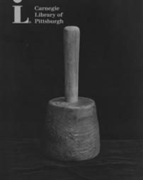 Plain wooden mallet, used by the late Mrs. Margaret Morrison Carnegie, in laying the memorial stone of the Carnegie Free Library, Dunfermline, 27th July, 1881