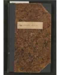 Notebook of John Hill Brinton: 1868-1877