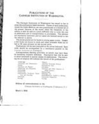 Publications of the Carnegie Institution of Washington