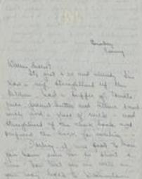 Letter from Bobby Johnston to Warren [Letter 13]