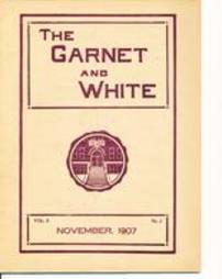 The Garnet and White November 1907