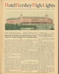 Hotel Hershey Highlights 1935-09-28
