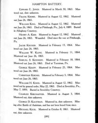 4720498_R-IBF_A_103; History of Hampton battery F, Independent Pennsylvania Light Artillery : organized at Pittsburgh, Pa., October 8, 1861, mustered out in Pittsburgh, June 26, 1865 / compiled by William Clark
