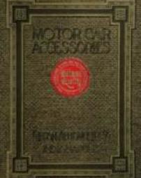 Catalogue of motor car accessories; Motor car accessories