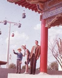 1964 New York World's Fair - Family Under Aerial Tramway