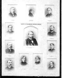 Faculty of Dickinson Seminary, 1884-85 with Dr. Gray