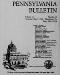 Pennsylvania bulletin Vol. 18 pages 2083-2194