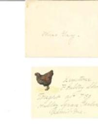 Poultry Show Invite 1897