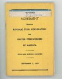 Agreement Between Republic Steel Corporation and the United Steelworkers of America, 1965