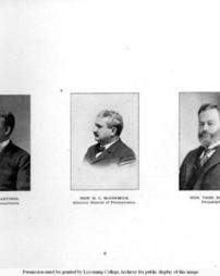 Board of Directors of Dickinson Seminary, 1898, Hastings, McCormick, Bradley