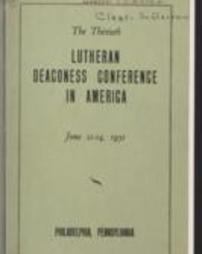 Thirtieth Deaconess Conference in America