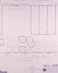 Greene Countrie Towne. Norris Square Sidewalk Plan