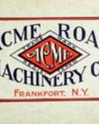 Catalogue No. 9 - Acme Road Machinery Company
