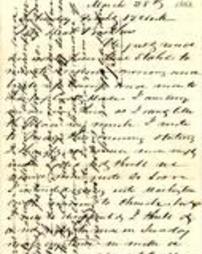 1863-03-28 Letter from P. Benner Wilson to his brother, William P. Wilson
