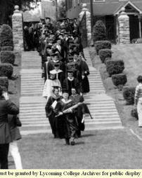 Commencement Procession, Commencement 1976