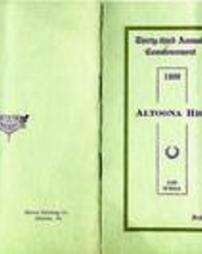 Altoona High School Commencement Program 1909