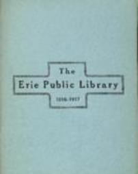 Erie Public Library Report 1916-1917