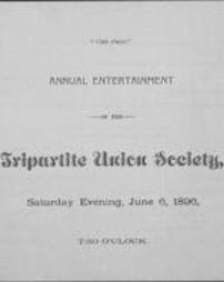 Annual entertainment of the Tripartite Union Society,