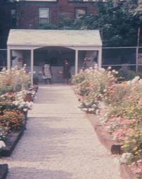 Demonstration Garden. Borders and House. 1963