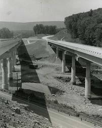 Interstate 81 bridge construction over the Swatara River, Swatara Gap