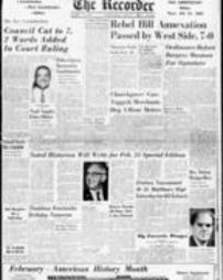 The Conshohocken Recorder, February 11, 1960