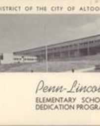 Penn-Lincoln Elementary School Dedication Program