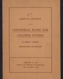 Second Annual Report of the Industrial Home for Colored Women