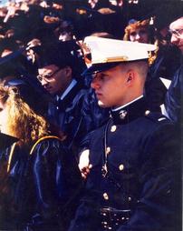 Marine at LHU commencement