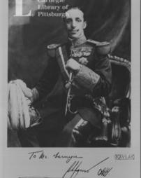 Autographed coloured photograph of His Majesty, the King of Spain