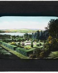 United States. [Unidentified View of Formal Garden]