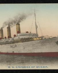 Postcard of S.S. Empress of Russia