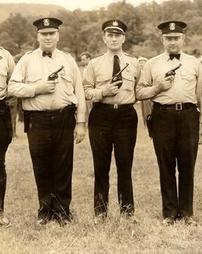 Police Officers in pistol shooting contest, 1933
